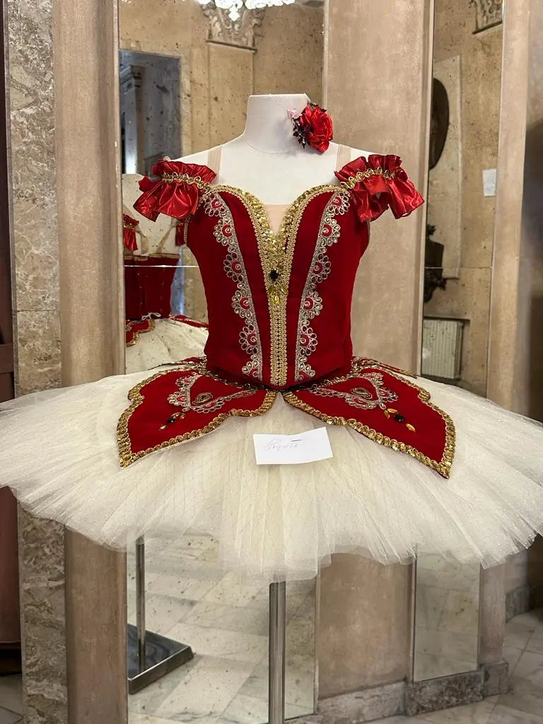 paquita red tutu in exhibition