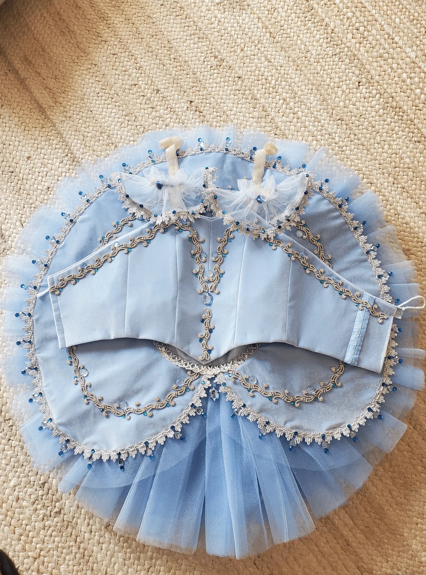 light blue tutu