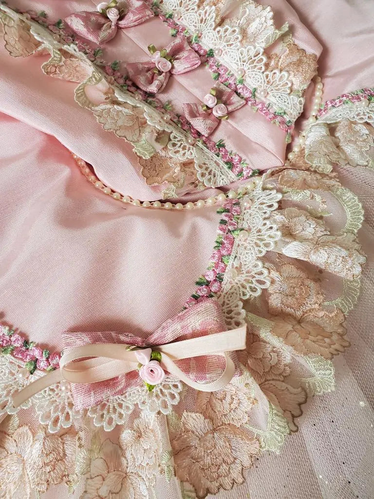 pale pink and white tutu