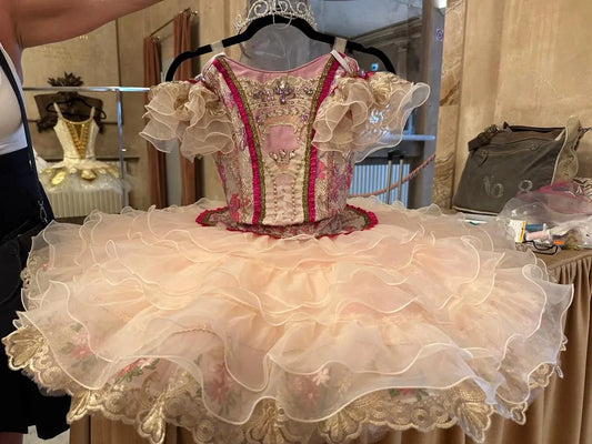 sleeping beauty handmade tutu for exhibition